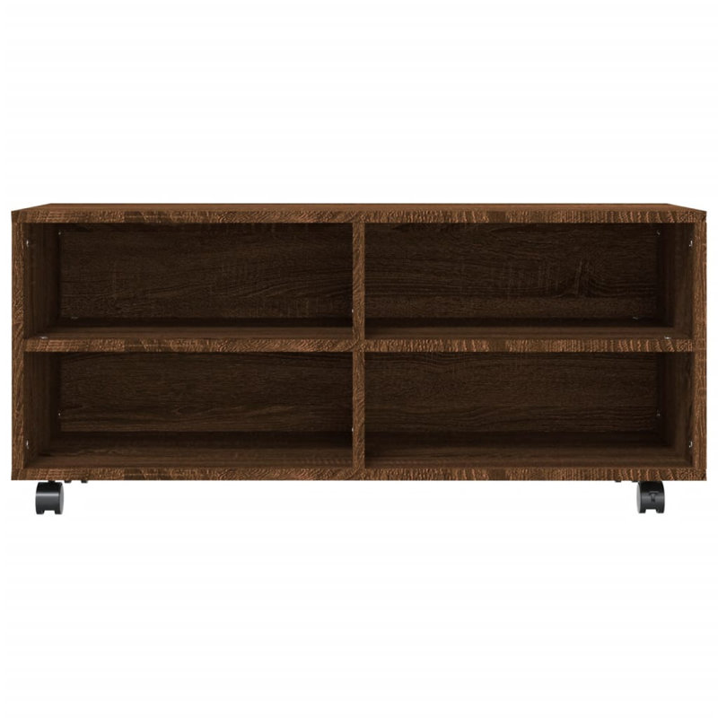 Hansford Unfinished TV Stand for TVs up to 43", Brown Oak