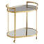 Cosmo Metal Bar Cart with Wheels