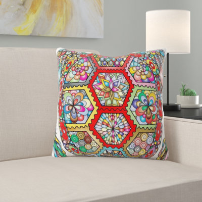 Microsuede Throw Pillow