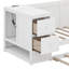 Lit de jour simple, structure de canapé-lit en bois avec couchette et accoudoirs de rangement polyvalents-653853754