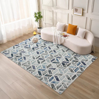 Sylvin Abstract Machine Printed Area Rug