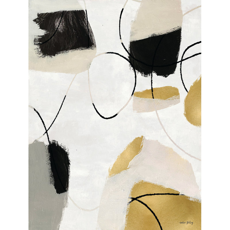 «Crossed Lines II» par Amber Sterling, H 18 po x l 12 po