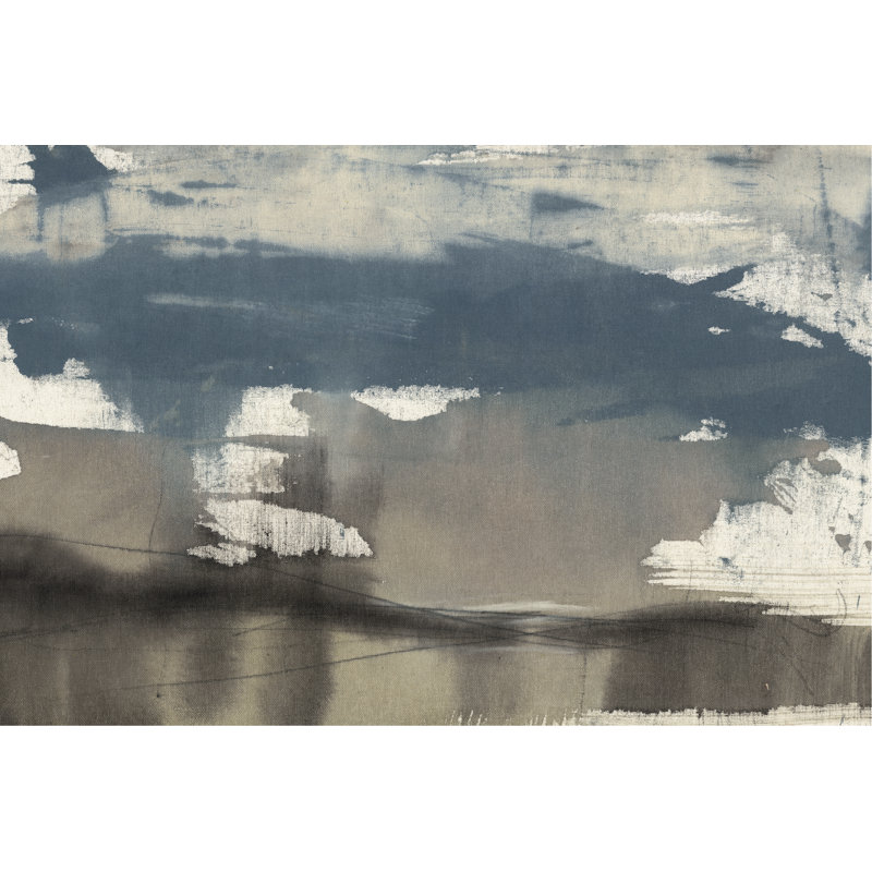 Kinetic Coastline I by Jennifer Goldberger - Painting on Canvas, 81cm H x 122cm W, Wrapped Canvas