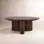 Barnard Round Wood Coffee Table-778362342