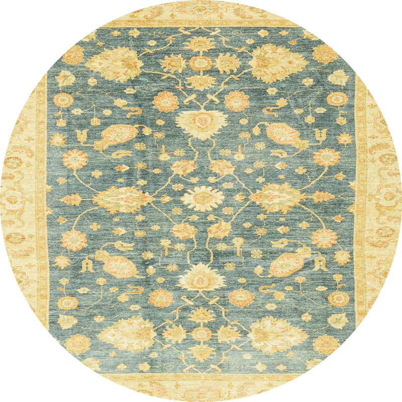 Abstract Indoor Rug, Round 3'