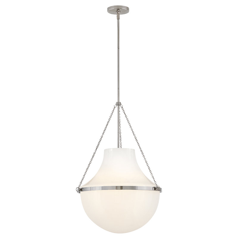 Grand luminaire suspendu Hinkley Collins, H 27,75 po x l 20 po x P 20 po
