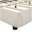 Lit plateforme tapissier en velours-1223470342