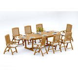 Marley Outdoor - Piece Teak Dining Set