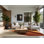 Tapis oriental doux et moelleux d'inspiration mondiale Eiler - brun clair
