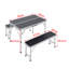 Bellemoor Rectangular Folding Outdoor Camping Table , 90cm cm W 60cm cm D
