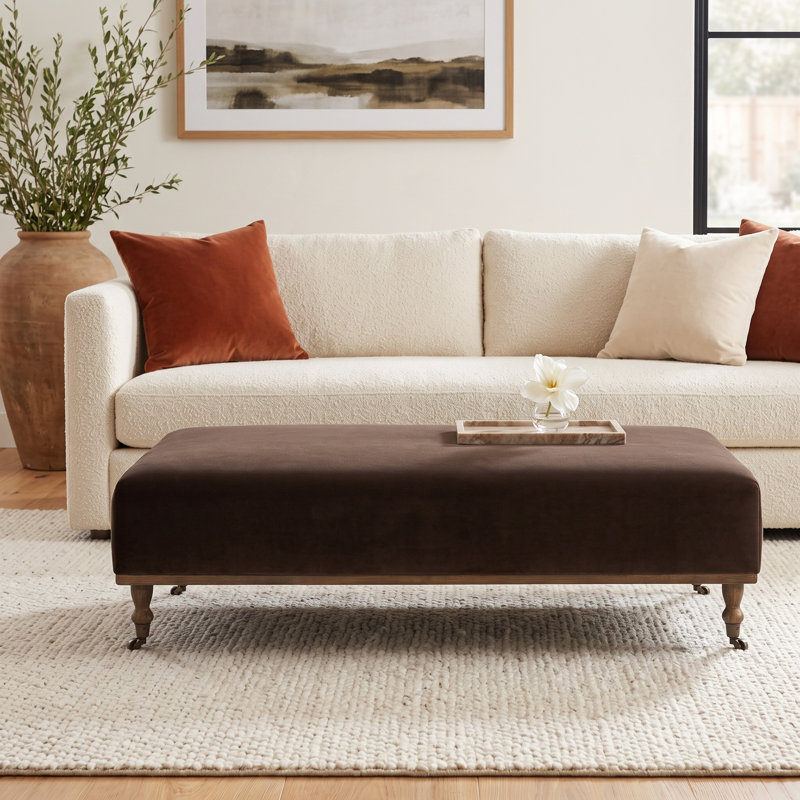 Tenby Cocktail Ottoman-Surrey Cocoa