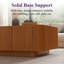 Table basse moderne 55,5 "avec rangement caché