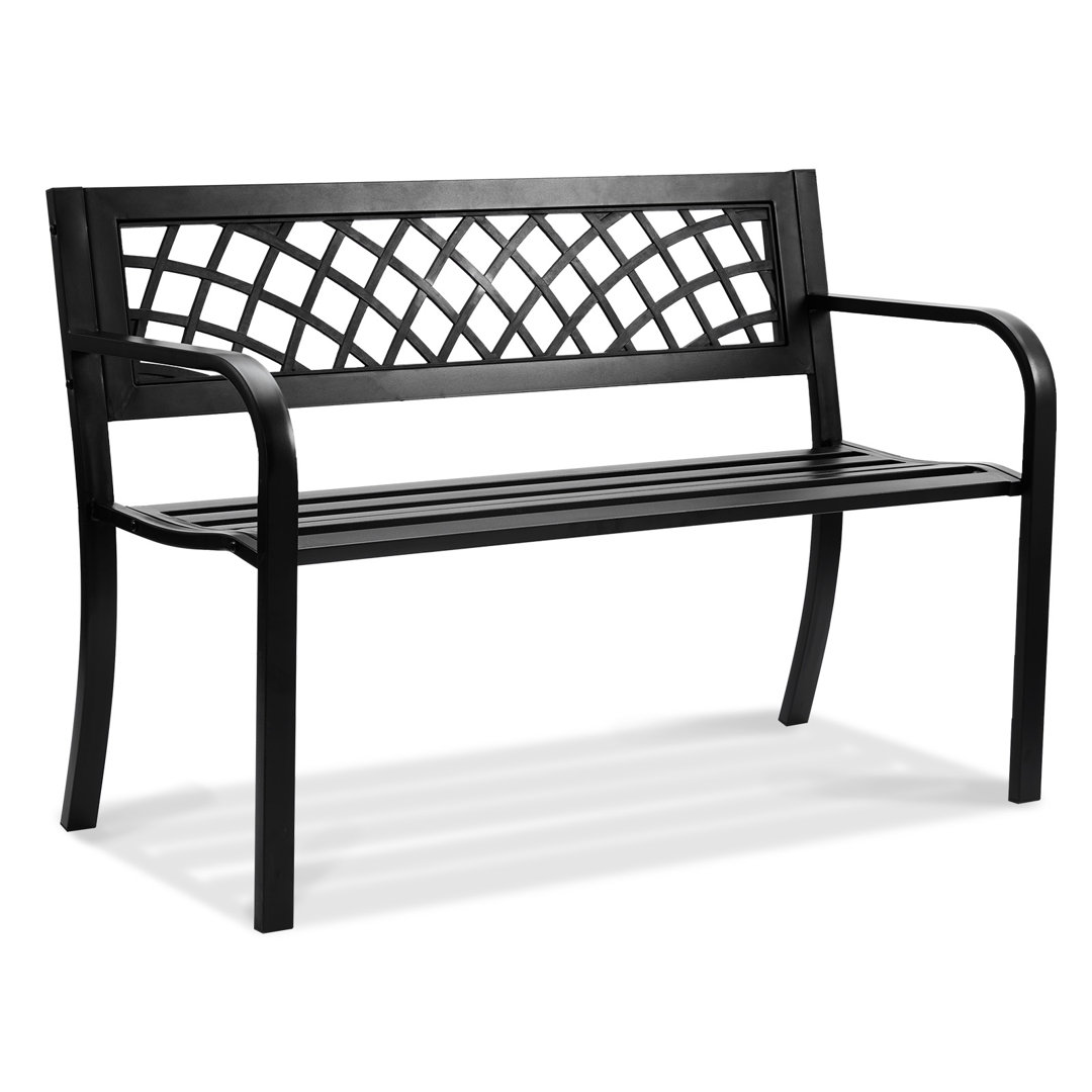 Metal Outdoor Bench VEVOR