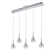 Carilyn - Light Chrome LED Cluster Pendant