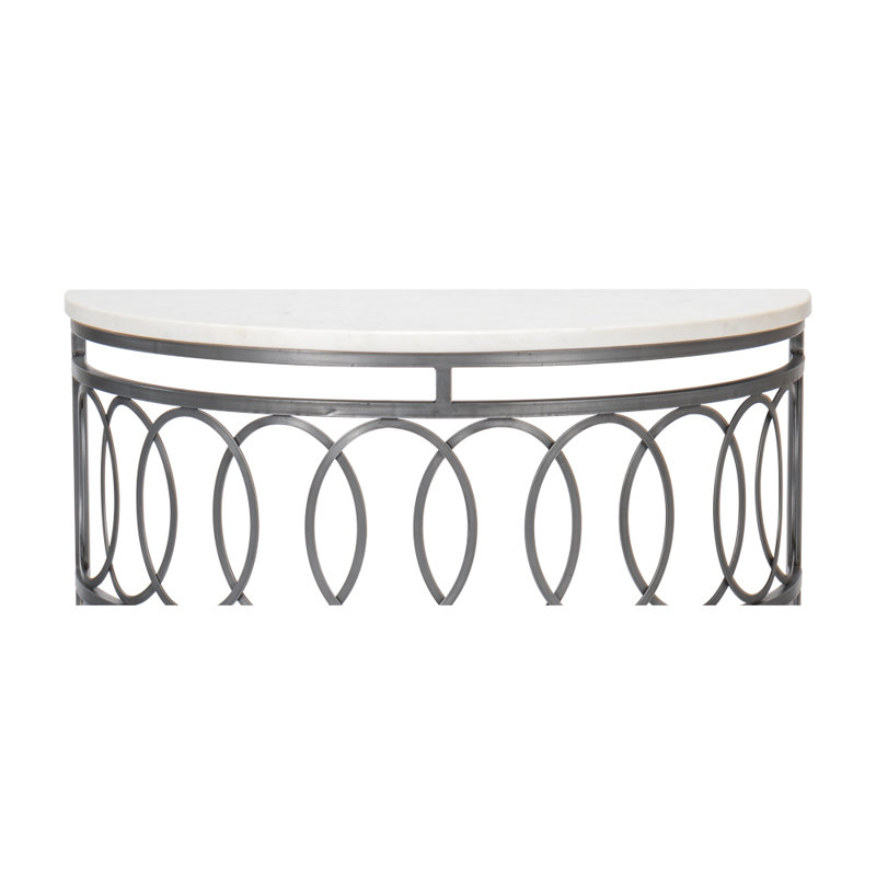 Olympia 41'' Marble Top Console Table