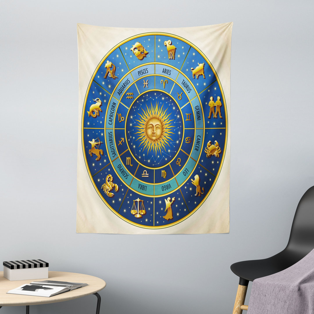 Wandteppich Astrologische Zeichen