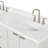 Haun 72'' Solid Wood Double Bathroom Vanity with 1.5'' Carrara Quartz Top in Warm White, Oval Sink-502326447-502326446