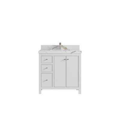 Chicago 36'' Single Bathroom Vanity with Top