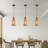 Retro Rattan Hand-Woven Pendant Light Adjustable Height