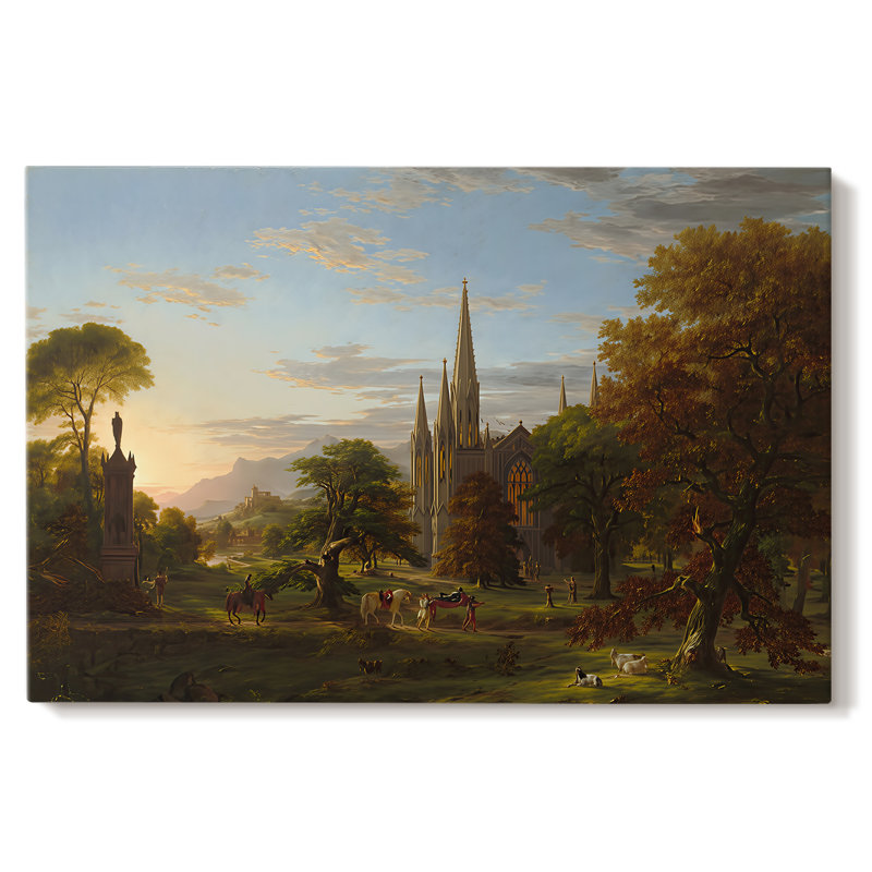 The Departure-Thomas Cole-Gallery Wrapped Canvas-1837, 40 x 60