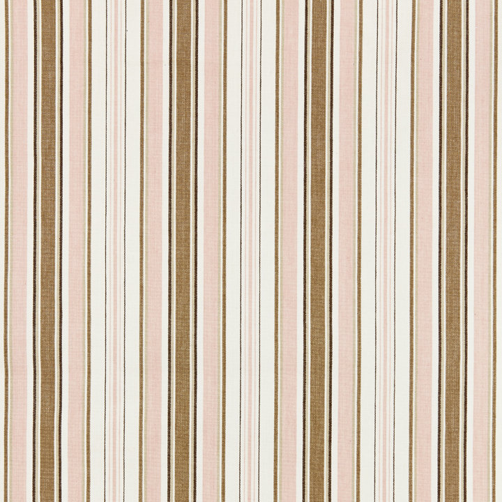 Chatham Andover Cotton Stripe Fabric, Blush