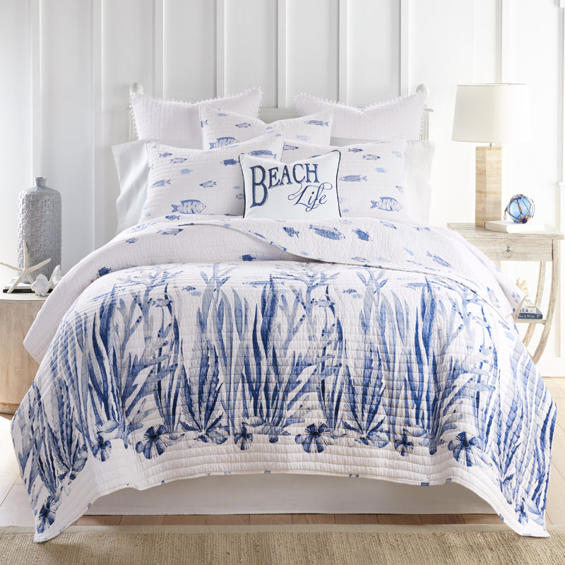 Indigo Tide Twin Quilt Set