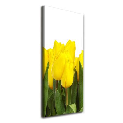 Yellow Tulips - Wrapped Canvas Print