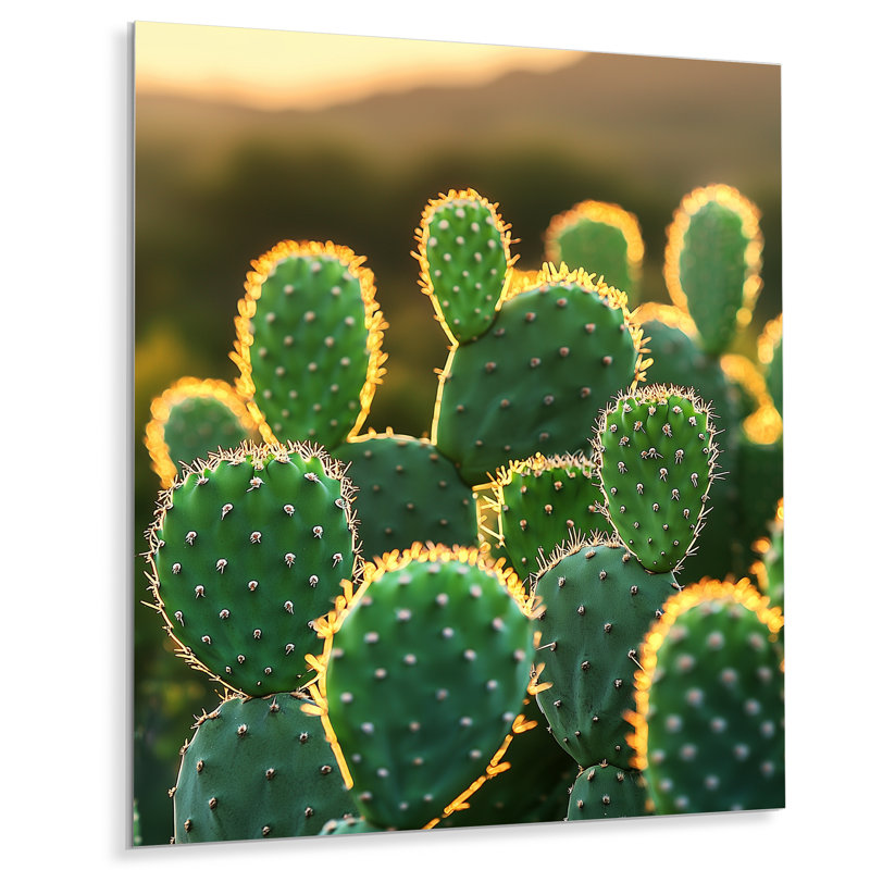 Marié - reproduction d'art traditionnelle en métal, décoration murale cactus en métal, H 40 po x l 30 po