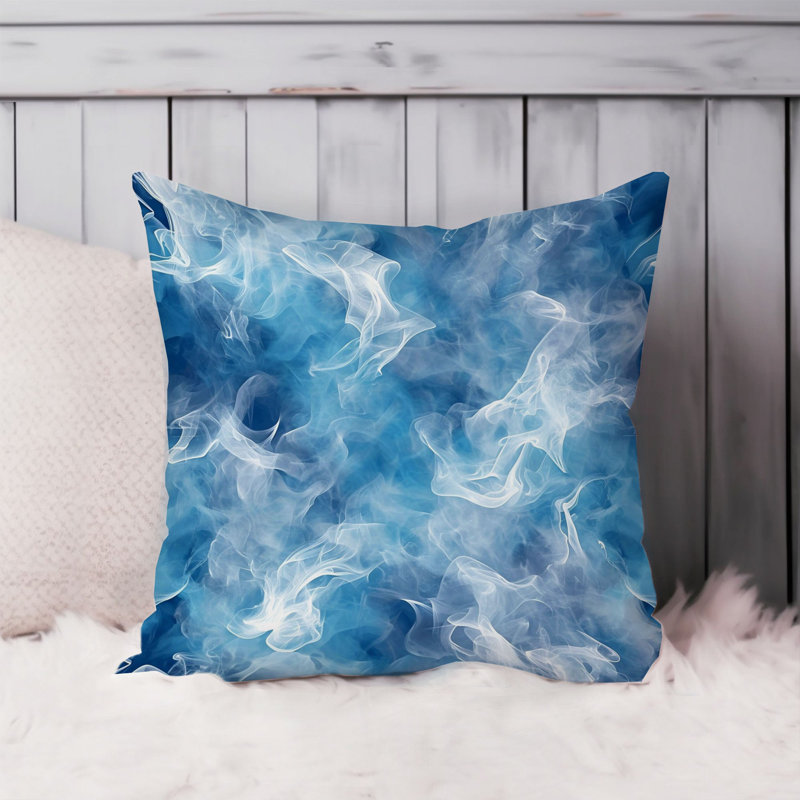 Abstract Blue Myst IV Modern, 20"H x 20"W