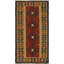 Tapis de zone en laine 3 pi 5 po x 6 pi 5 po main-of-kind noué la bourgogne Lorain
