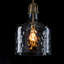 Luminaire suspendu en verre martelé 1 lumière-112022193