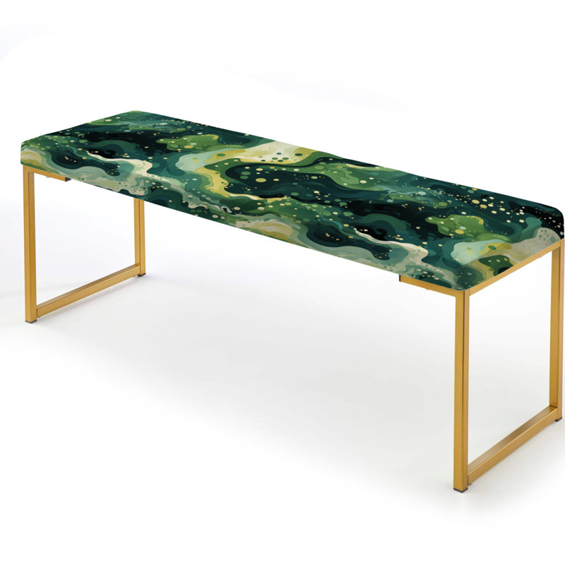 Banc rembourré vert camouflage vert Aura Camouflage