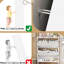 Armoire à chaussures autoportante avec 2 tiroirs rabattables, blanc, style, tiroirs faciles à installer pour le vestibule, rangement ouvert blanc, peu encombrant