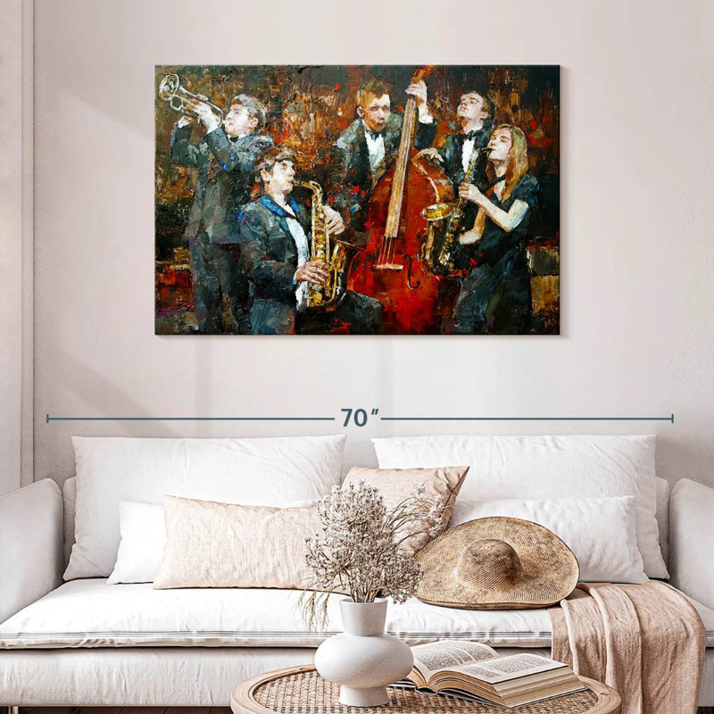Abarca Musicians, 30" H x 45" W