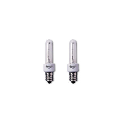 Ampoule à luminosité/krypton 20 watts, t3, (2700k) e12/candélabre base