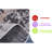Loom & Collection Grey/multi Abstract 2x8 Area Rug - Stain , Non-shedding For Dorm Room, Bedroom, Dining Cool And Stylish