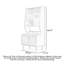 Scandinavian Solid Wood Storage Rattan Glass Food Cabinet-2060438645