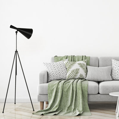 Spence 175cm Black Task Floor Lamp