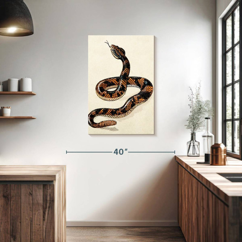 Brampt Rattlesnake, 36" H x 24" W