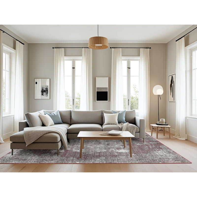 Tapis oriental brun / gris, Rectangle 8 pi x 10 pi