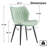 Upholstered Dining Chairs Faux Leather Side Chair With Metal Frame-892665397