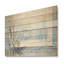 «Winter Landscape Snowfall Forest II - Winter Landscape on Wood Print»-2021101973