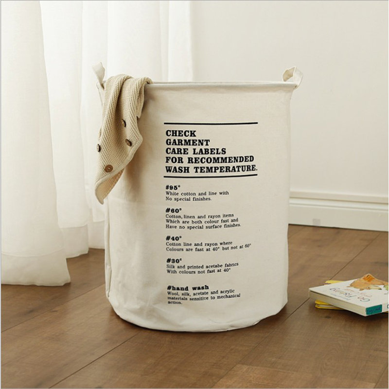 Fabric Laundry Hamper with Handles