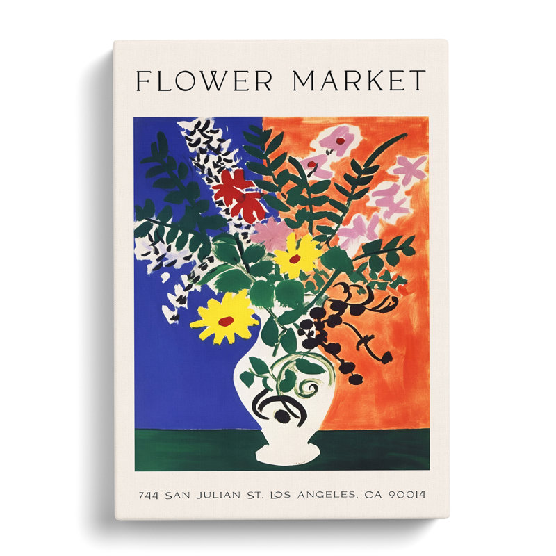San Julian Flower Market Exhibition No.2 - Wrapped Canvas, 76cm H x 50cm W x 3cm D