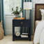 Bar Harbor Raffia 1 Drawer Nightstand-2005380463