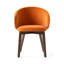 Tuka Upholstered Armchair with Wooden Frame-1188789857-1188789859
