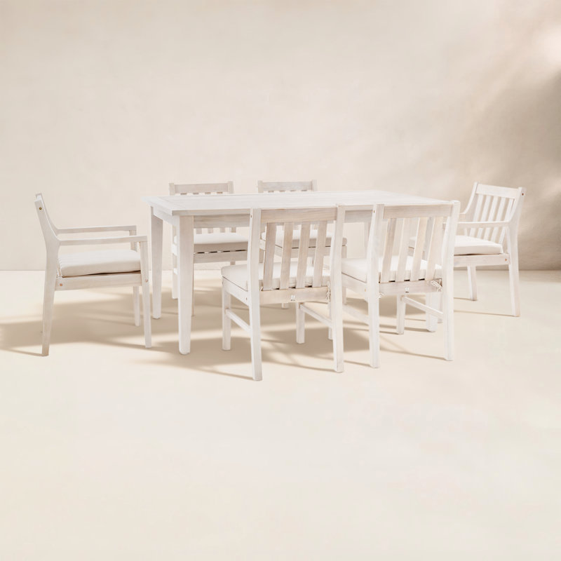 Amina 7 - Piece 67" Outdoor Dining Set