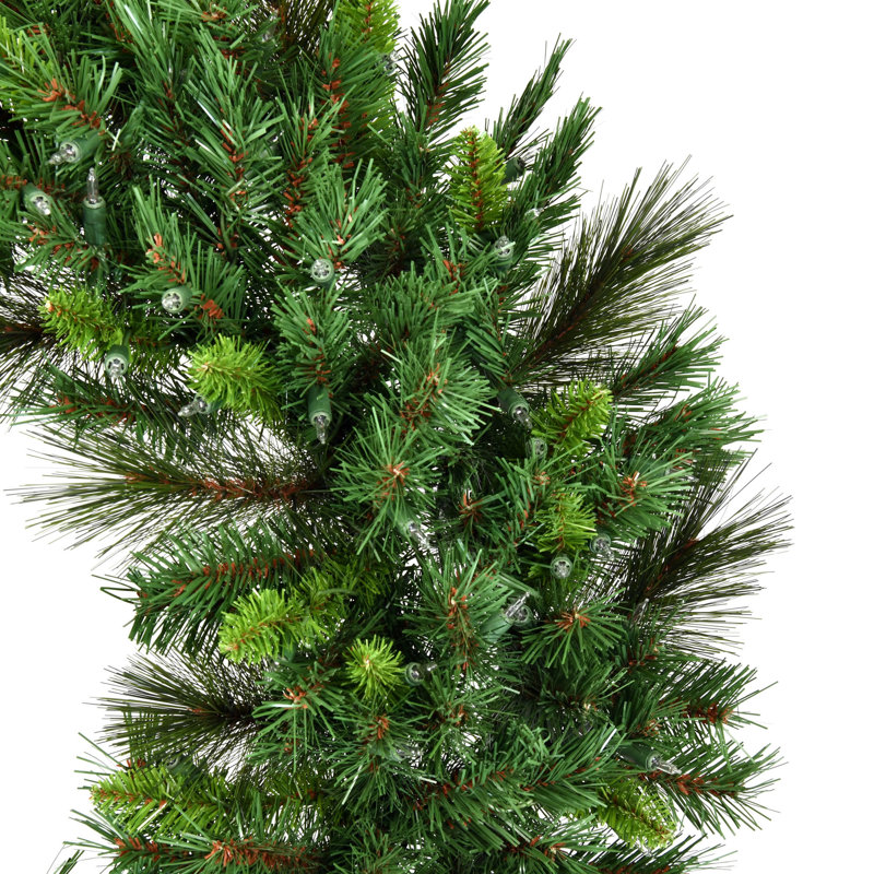 Couronne de Noël artificielle en pin Bangor, H 42 po x l 42 po x P 4 po