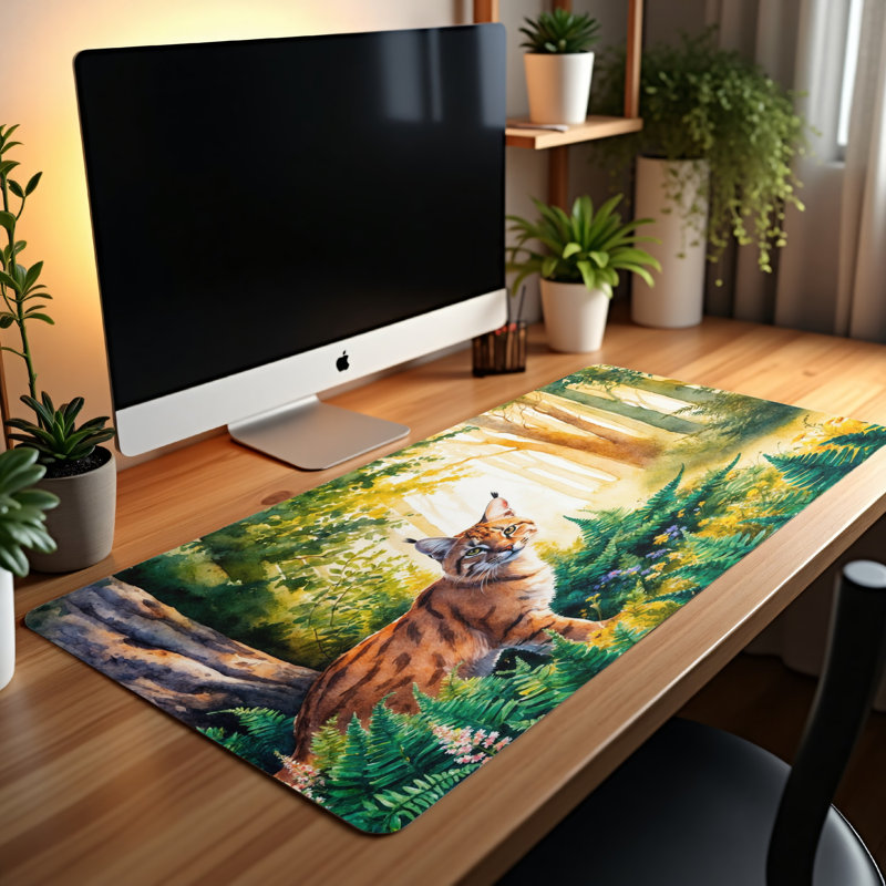 Polyester Desk Pad, 31.5x15.5
