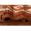 Tapis marocain orange en laine 6 x 9